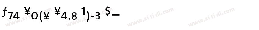 The Sans Semi Bold P字体转换